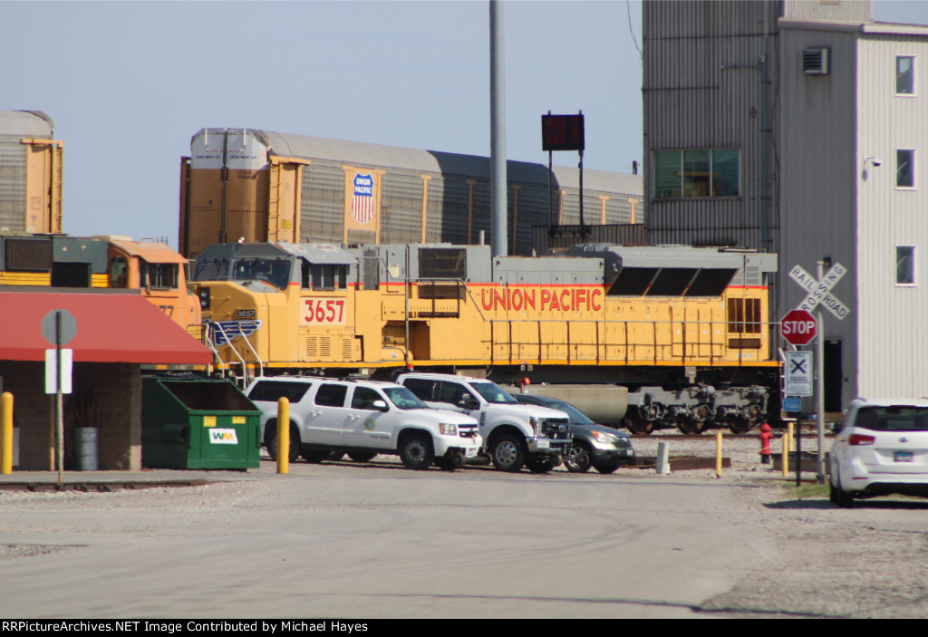 UP SD90MAC at Madison Yard